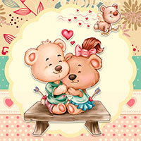 Bear Hug - Digital Stamp