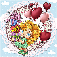 Valentine's Day Presents - Digital Stamp