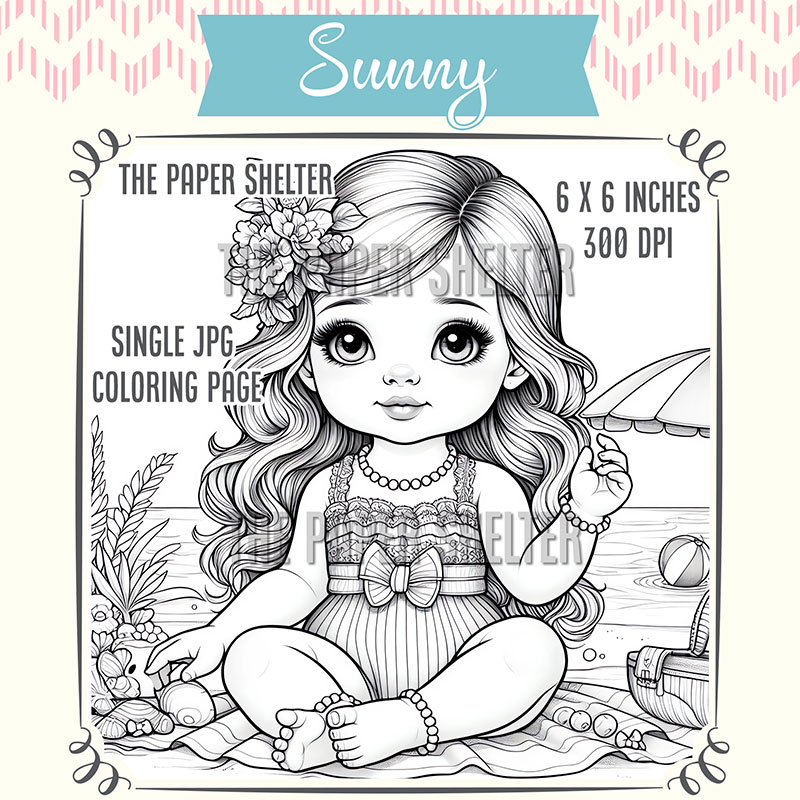 Sunny - Single JPG Coloring Page - Click Image to Close